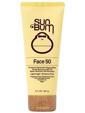 Sun Bum Face 50 Premium Sunscreen Face Lotion 3oz